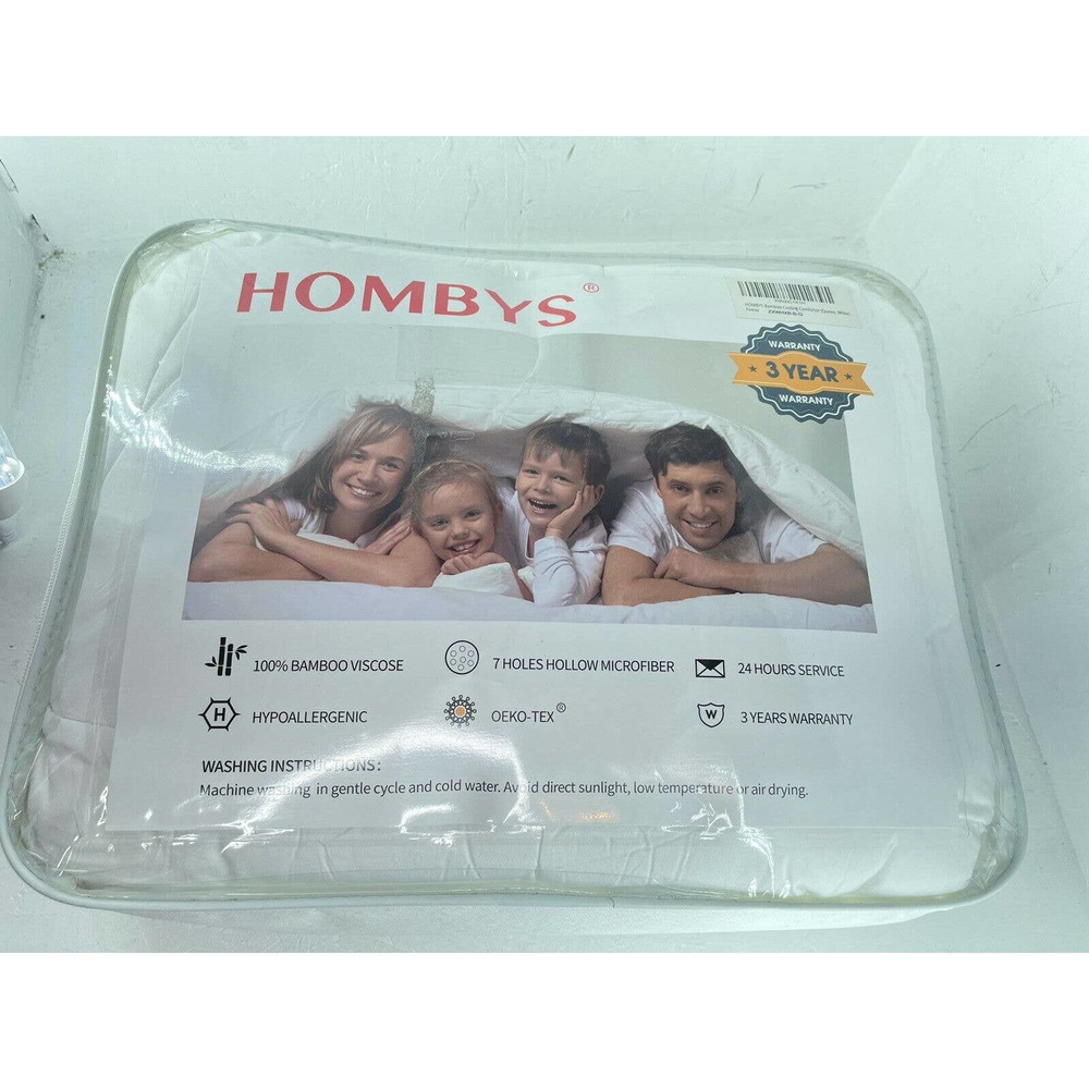 HOMBYS Lightweight Bamboo Comforter Queen Size